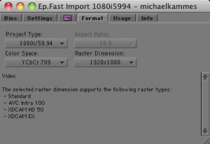 format tab